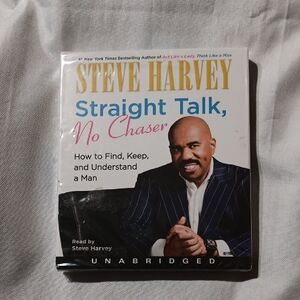 Steve Harvey.  Straight Talk, No Chaser CD - Black